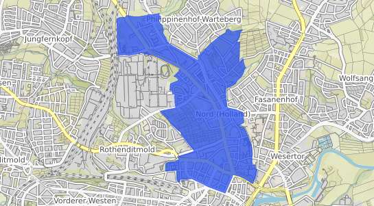 Bodenrichtwertkarte Kassel Nord Holland